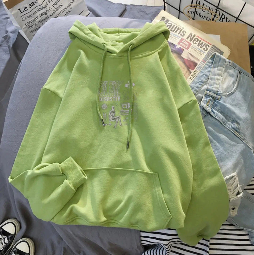 Thickened Loose Velvet Hoodies for Women